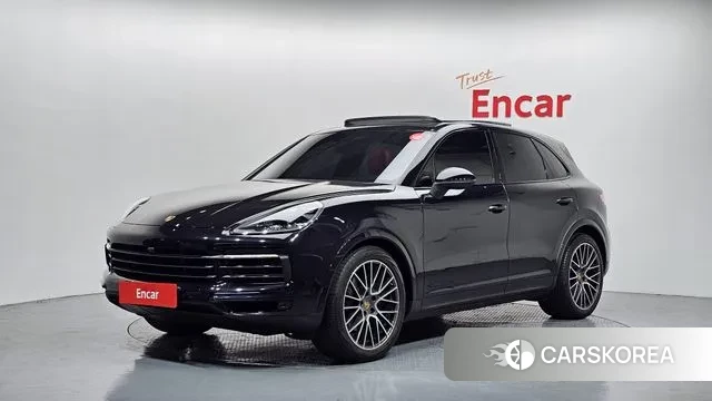 Porsche Cayenne (PO536) 2020 Черный из Кореи