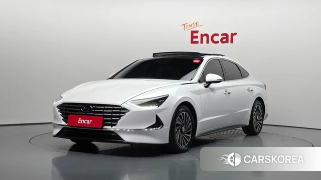 Hyundai Sonata Hybrid (DN8) 2021 Белый из Кореи