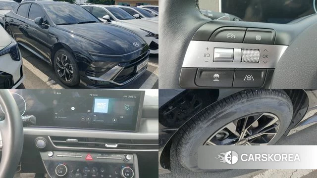 Hyundai Sonata D Edge (DN8) 2024 Черный из Кореи