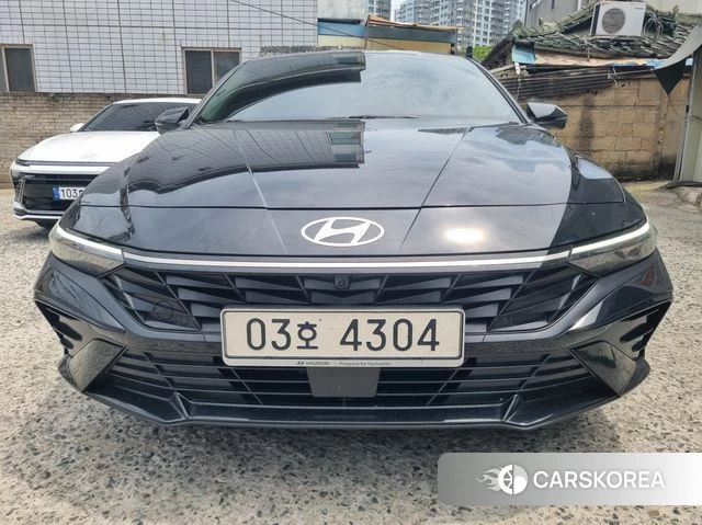 Hyundai The New Avante (CN7) 2025 Черный из Кореи