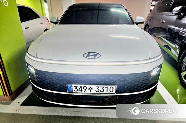 Hyundai Grandeur Hybrid (GN7) 2024 Белый из Кореи
