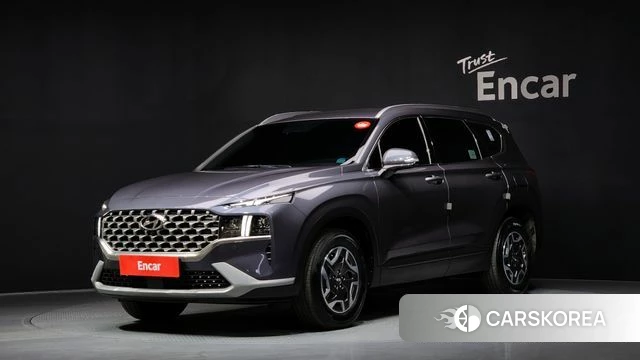 Hyundai The New Santa Fe 2022 Серый из Кореи