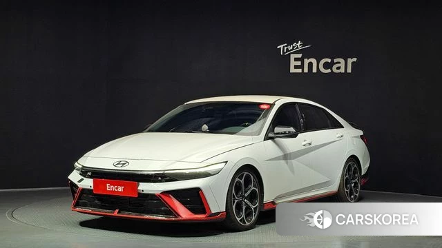 Hyundai The New Avante (CN7) 2023 Белый из Кореи