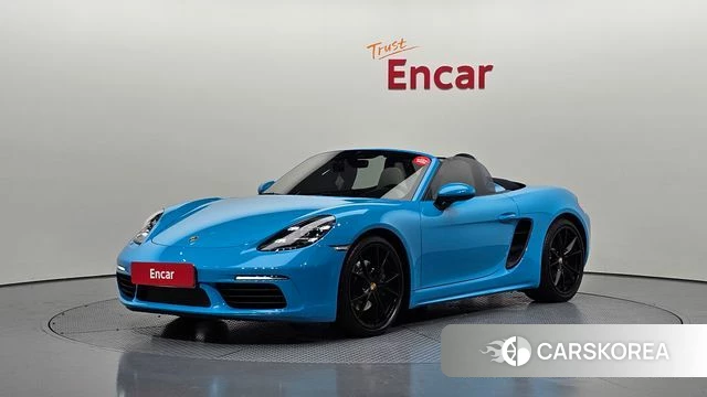 Porsche 718 Boxster 2018 Синий нефрит из Кореи