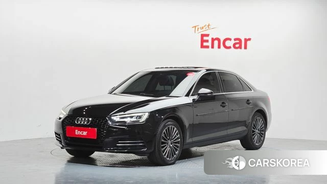 Audi A4 (B9) 2018 Черный из Кореи