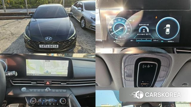Hyundai Avante (CN7) 2021 Черный из Кореи