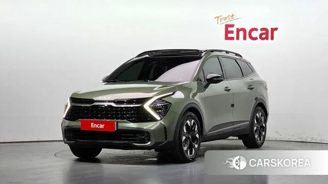Kia Sportage 5th Generation 2023 Светло-зеленый из Кореи