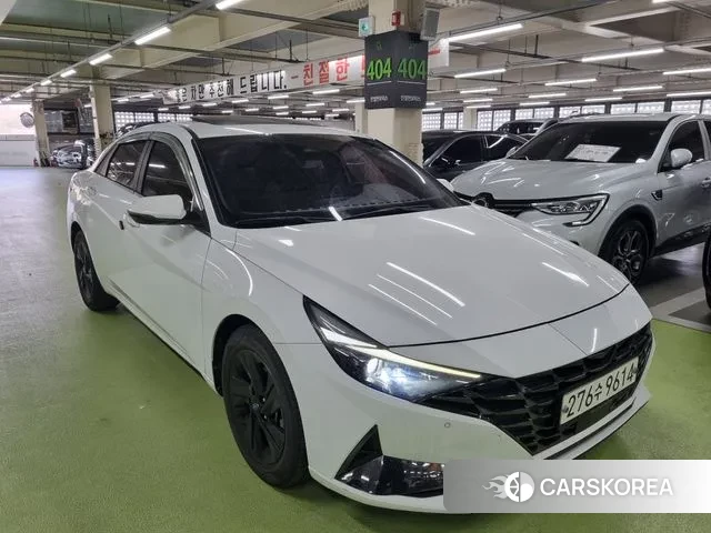 Hyundai Avante (CN7) 2020 Белый из Кореи