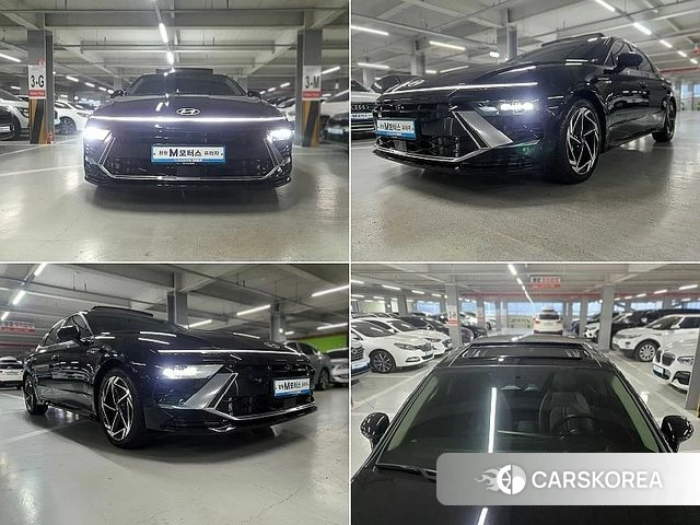 Hyundai Sonata D Edge (DN8) 2024 Черный из Кореи