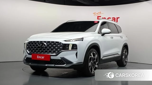 Hyundai The New Santa Fe 2021 Белый из Кореи