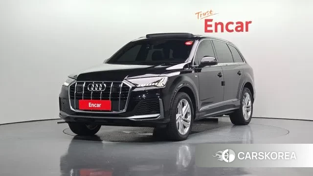 Audi Q7 (4M) 2021 Черный из Кореи