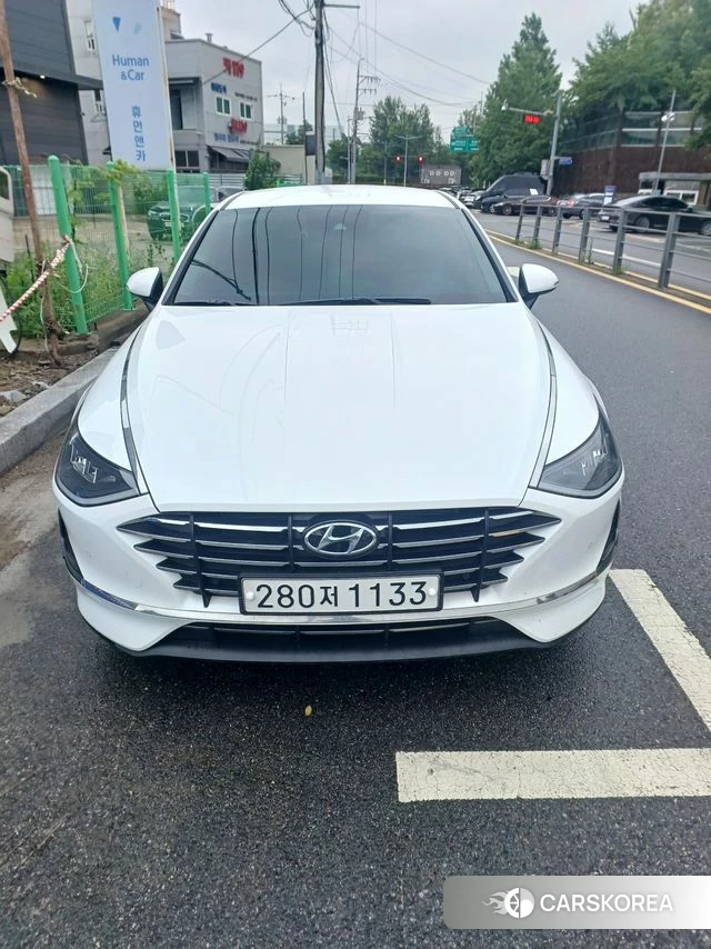 Hyundai Sonata (DN8) 2019 Жемчужный цвет из Кореи