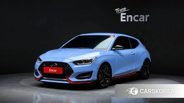 Hyundai Veloster (JS) 2018 Небесно-голубой из Кореи
