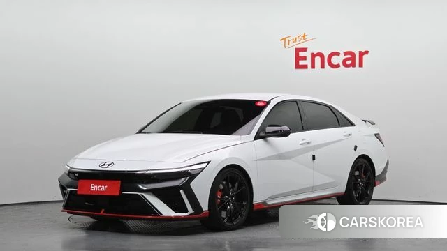 Hyundai The New Avante (CN7) 2024 Белый из Кореи