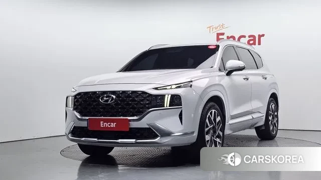 Hyundai The New Santa Fe 2021 Белый из Кореи