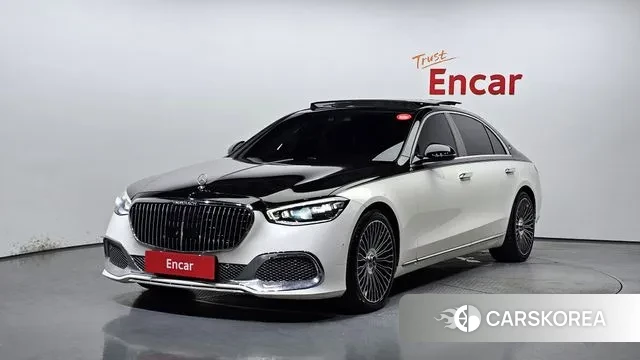 Mercedes-Benz S-Class W223 2021 Белый двухцветный из Кореи