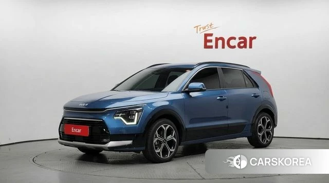 Kia Di Ol Nu Niro 2023 Синий из Кореи