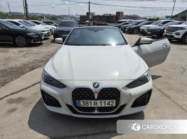 BMW 4 Series (G22) 2021 Белый из Кореи