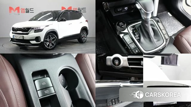 Kia Seltos 2021 Белый из Кореи