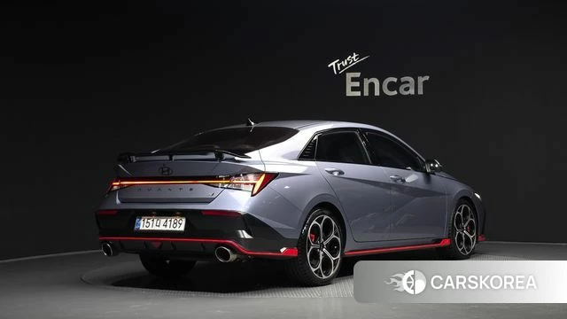 Hyundai The New Avante (CN7) 2025 Светло-серебряный цвет из Кореи