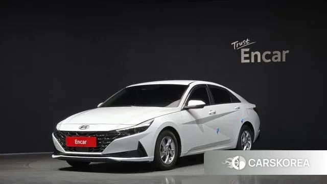 Hyundai Avante (CN7) 2021 Белый из Кореи