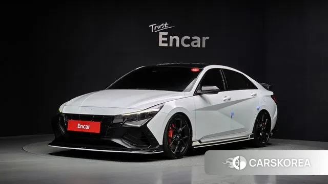 Hyundai Avante (CN7) 2022 Белый из Кореи
