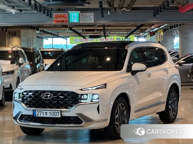 Hyundai The New Santa Fe 2021 Белый из Кореи