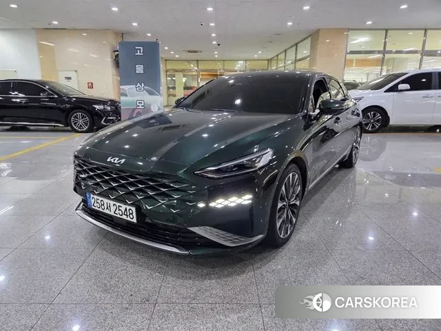 Kia K8 2021 Темно-зеленый из Кореи