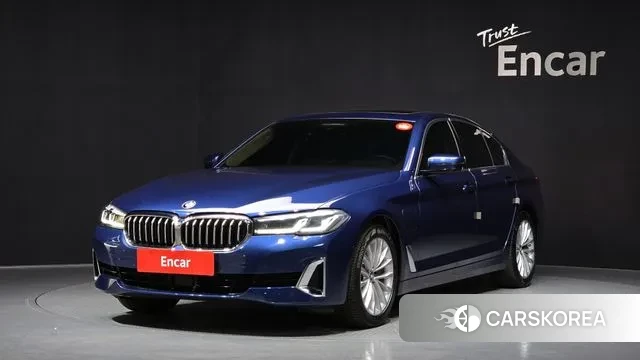 BMW 5 Series (G30) 2021 Синий из Кореи