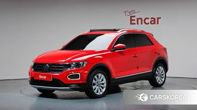 Volkswagen T-Roc 2021 Красный из Кореи