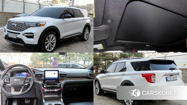 Ford Explorer 6th Generation 2021 Белый из Кореи