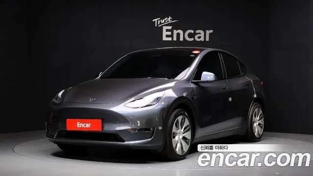 Tesla Model Y 2021 Серый из Кореи