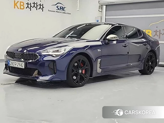 Kia Stinger 2018 Синий из Кореи