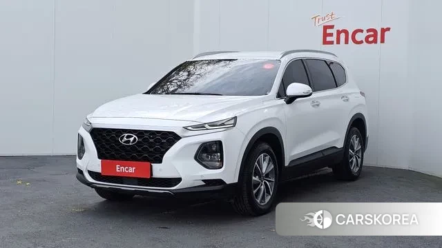 Hyundai Santa Fe TM 2019 Белый из Кореи
