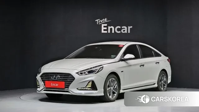 Hyundai Sonata New Rise Hybrid 2018 Белый из Кореи