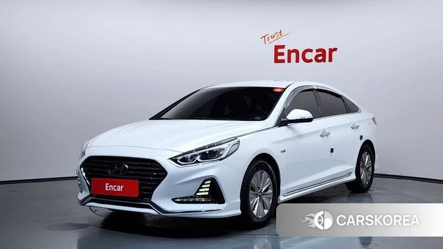 Hyundai Sonata New Rise Hybrid 2019 Белый из Кореи