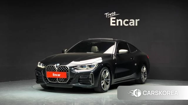 BMW 4 Series (G22) 2021 Черный из Кореи