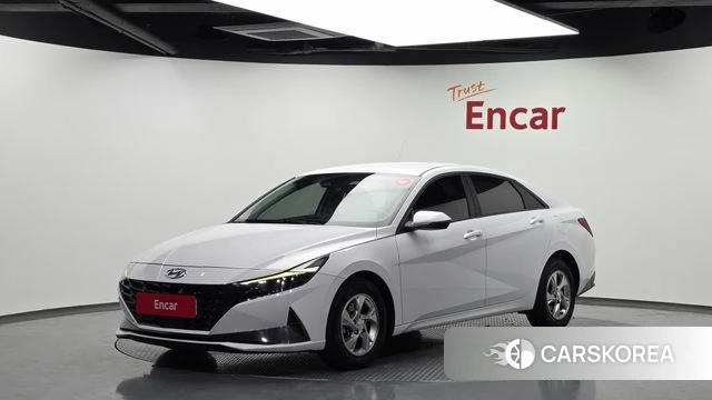 Hyundai Avante (CN7) 2021 Белый из Кореи