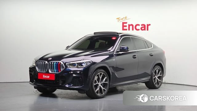 BMW X6 (G06) 2022 Черный из Кореи