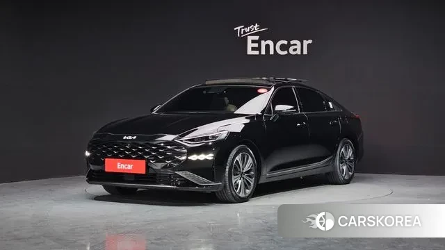 Kia K8 Hybrid 2021 Черный из Кореи