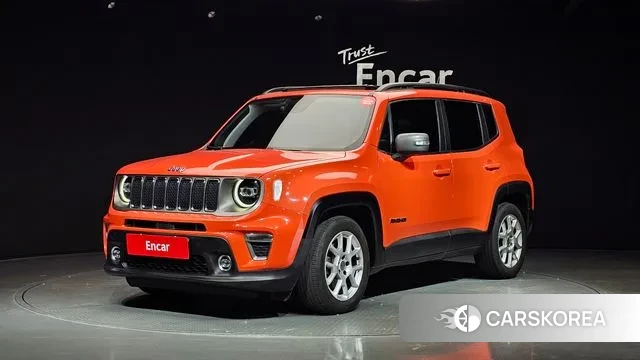 Jeep Renegade 2021 Оранжевый из Кореи