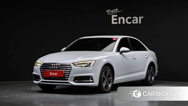 Audi A4 (B9) 2019 Белый из Кореи