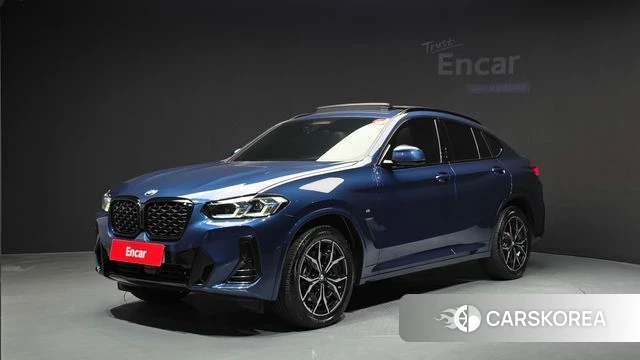 BMW X4 (G02) 2022 Синий из Кореи