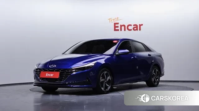 Hyundai Avante (CN7) 2020 Синий из Кореи