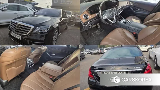 Mercedes-Benz S-Class W222 2019 Черный из Кореи