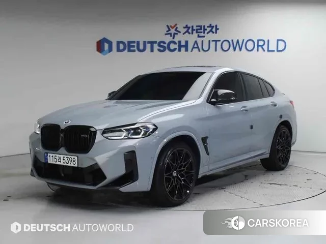 BMW X4M (G02) 2023 Небесно-голубой из Кореи