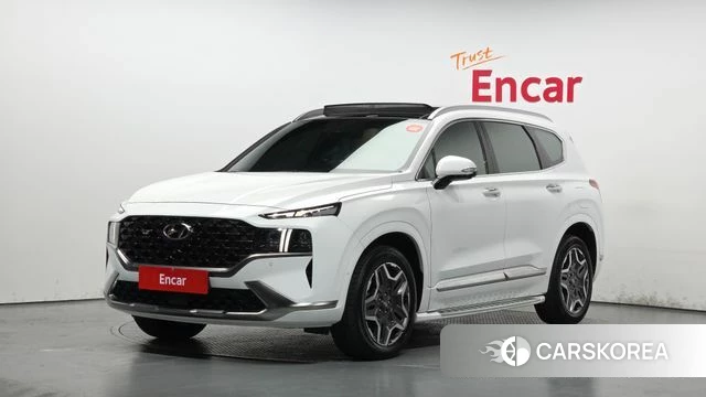 Hyundai The New Santa Fe 2022 Белый из Кореи