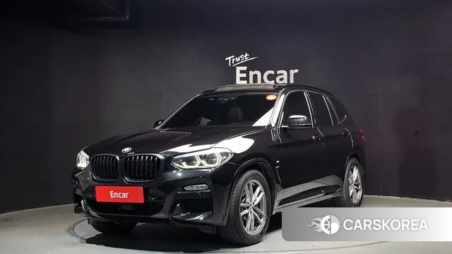 BMW X3 (G01) 2018 Черный из Кореи