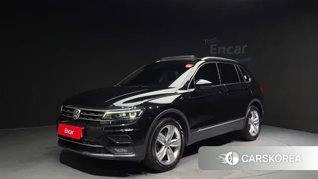 Volkswagen Tiguan second Generation 2020 Черный из Кореи