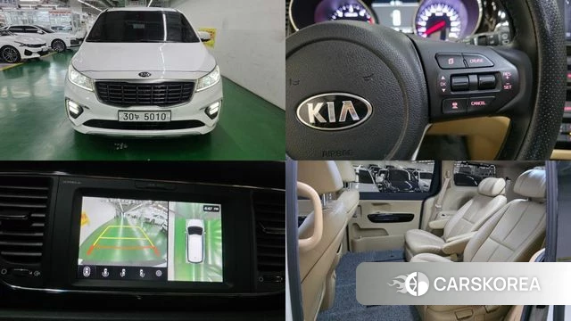 Kia The New Carnival 2019 Белый из Кореи